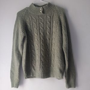 Liz Thomas Green Sweater Sz M